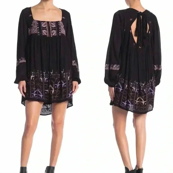 Free People Rhiannon Embroidered Dress - Picture 1 of 10
